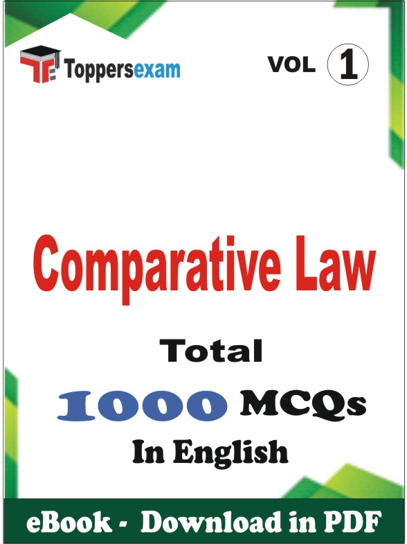 Comparative Law PDF Book In English - MCQ / Objective Questions (VOL.1)