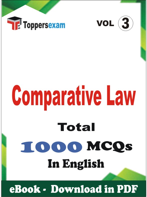 Comparative Law PDF Book In English - MCQ / Objective Questions (VOL.3)