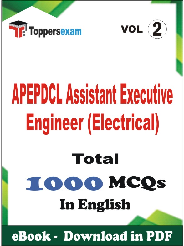 APEPDCL Assistant Executive Engineer (Electrical) PDF Book In English - MCQ / Objective Questions (VOL.2)