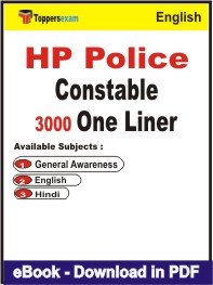 HP Police Constable One Liner Book PDF in English