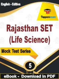 Rajasthan SET (Life Science) PDF Book In English - Practice Set