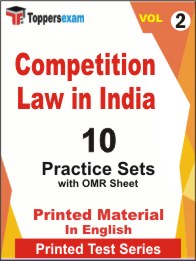 Competition Law in India Book in English - Practice Set (VOL.2)