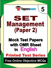 SET Management (Paper 2) Exam Mock Test Papers (Book) in English
