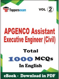 APGENCO Assistant Executive Engineer (Civil) PDF Book In English - MCQ / Objective Questions (VOL.2)