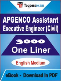 APGENCO Assistant Executive Engineer (Civil) One Liner Book PDF in English