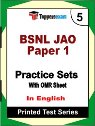 BSNL JAO Paper 1 Book in English - Mock Test / Practice Set