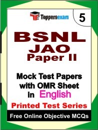 BSNL JAO (Paper 2) Exam Mock Test Papers (Book) in English