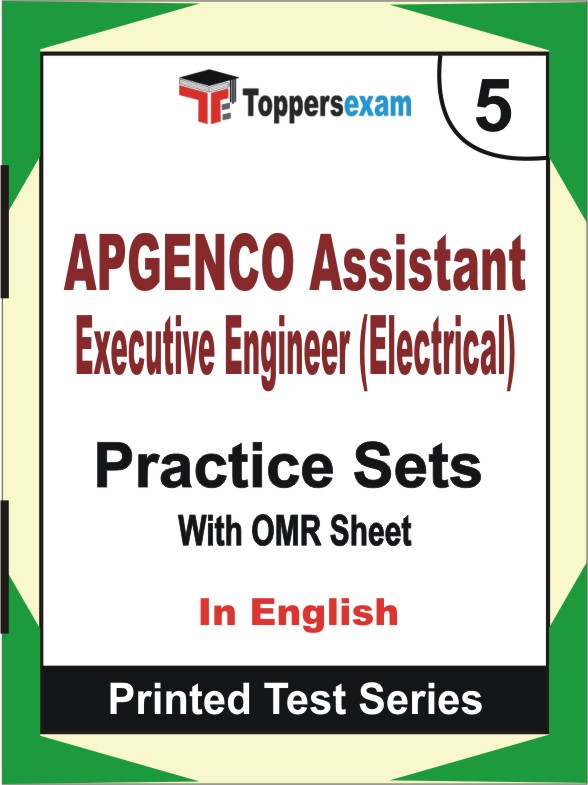APGENCO Assistant Executive Engineer (Electrical) Book in English - Mock Test / Practice Set