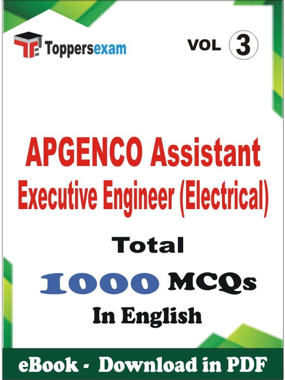 APGENCO Assistant Executive Engineer (Electrical) PDF Book In English - MCQ / Objective Questions (VOL.3)