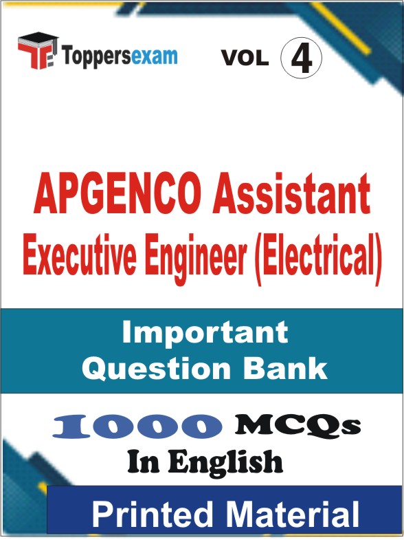 APGENCO Assistant Executive Engineer (Electrical) Book in English - Objective MCQ (VOL.4)
