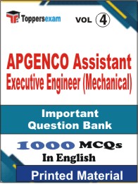 APGENCO Assistant Executive Engineer (Mechanical) Book in English - Objective MCQ (VOL.4)