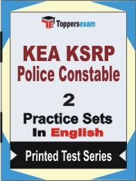 KEA KSRP Police Constable Book in English - Question Paper / Practice Set