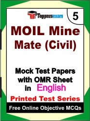 MOIL Mine Mate (Civil) Exam Mock Test Papers (Book) in Hindi