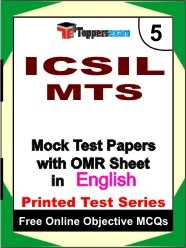 ICSIL MTS Exam Mock Test Papers (Book) in English