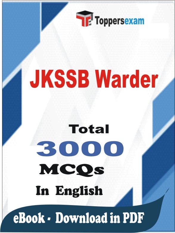 JKSSB Warder PDF Book In English - MCQ / Objective Questions