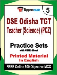 DSE Odisha TGT Teacher (Science) (PCZ) Exam Practice Set Book in English