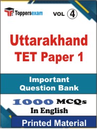 Uttarakhand TET Paper 1 Book in English - Objective MCQ (VOL.3)Uttarakhand TET Paper 1 Book in English - Objective MCQ (VOL.4)