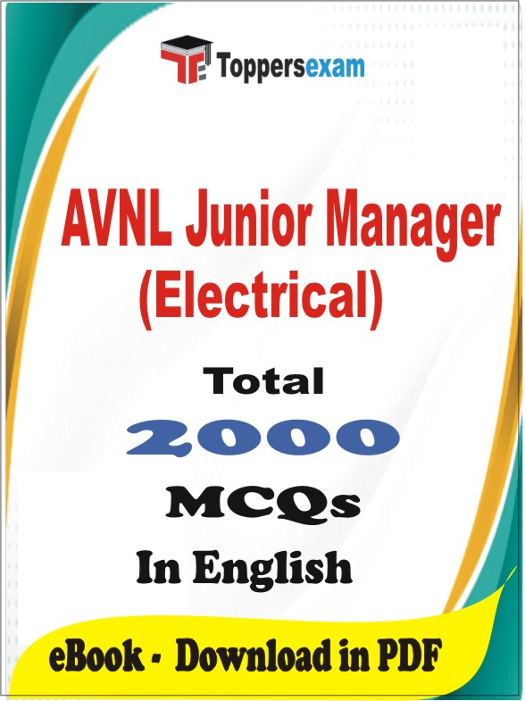 AVNL Junior Manager (Electrical) PDF Book In English - MCQ / Objective Questions