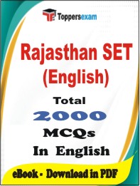 Rajasthan SET (English) PDF Book In English - MCQ / Objective Questions