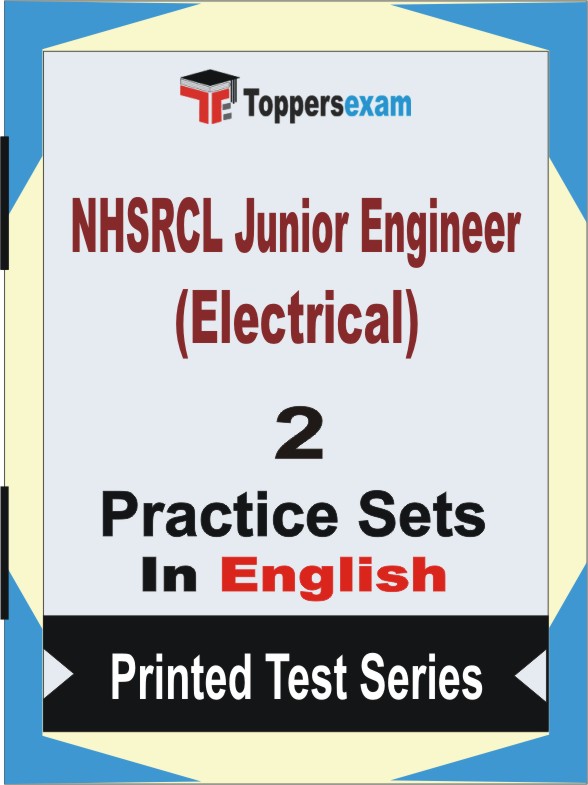 NHSRCL Junior Engineer (Electrical) Book in English - Question Paper / Practice Set