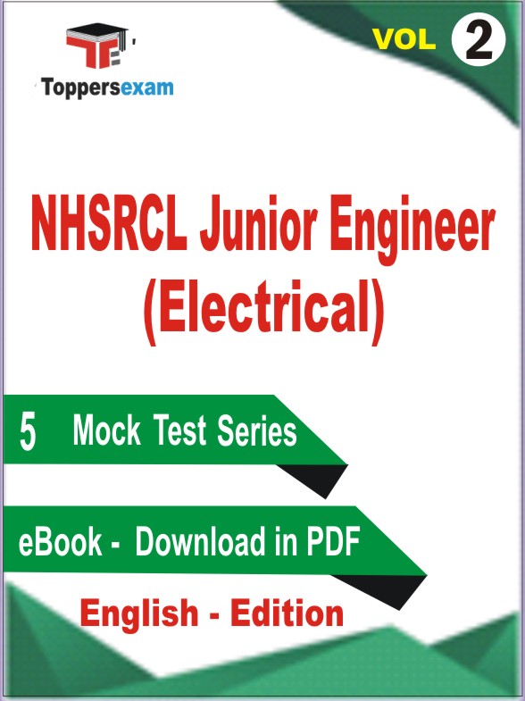 NHSRCL Junior Engineer (Electrical) Test PDF Book in English - Practice Set /Mock Test (VOL.2)