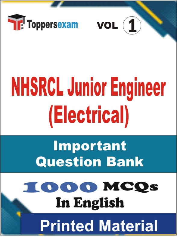 NHSRCL Junior Engineer (Electrical) Book in English - Objective MCQ (VOL.1)