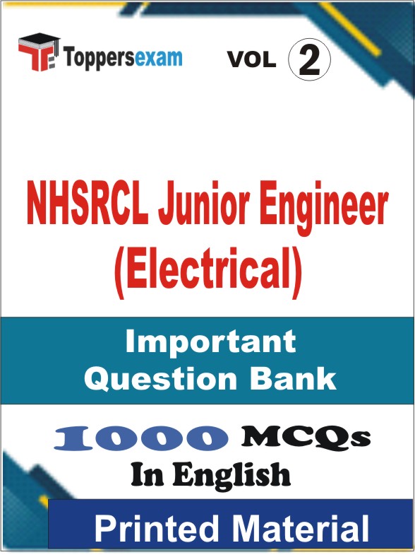NHSRCL Junior Engineer (Electrical) Book in English - Objective MCQ (VOL.2)