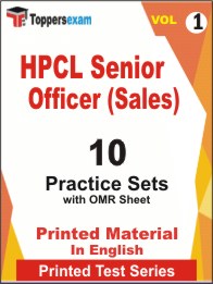 HPCL Senior Officer (Sales) Book in English - Practice Set (VOL.1)