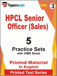 HPCL Senior Officer (Sales) Book in English - Practice Set (VOL.3)