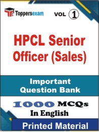 HPCL Senior Officer (Sales) Book in English - Objective MCQ (VOL.1)
