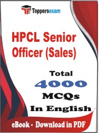 HPCL Senior Officer (Sales) PDF Book In English - MCQ / Objective Questions
