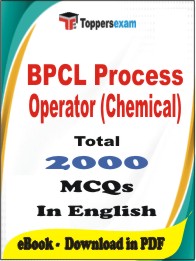 BPCL Process Operator (Chemical) PDF Book in English - MCQ / Objective Questions