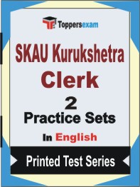 SKAU Kurukshetra Clerk Book in English - Question Paper / Practice Set