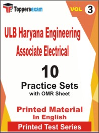 ULB Haryana Engineering Associate (Electrical) Book in English - Practice Set (VOL.3)