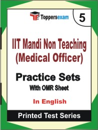 IIT Mandi Non Teaching (Medical Officer) Book in English - Mock Test / Practice Set