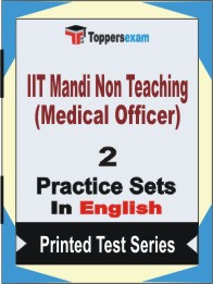 IIT Mandi Non Teaching (Medical Officer) Book in English - Question Paper / Practice Set