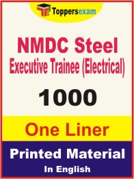 NMDC Steel Executive Trainee (Electrical) One Liner Book in English