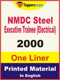 NMDC Steel Executive Trainee (Electrical) One Liner Book in English