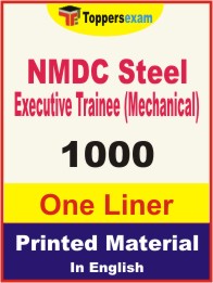 NMDC Steel Executive Trainee (Mechanical) One Liner Book in English