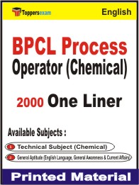BPCL Process Operator (Chemical) One Liner Book in English