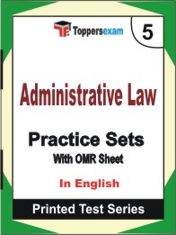 Administrative Law Book in English - Mock Test / Practice Set
