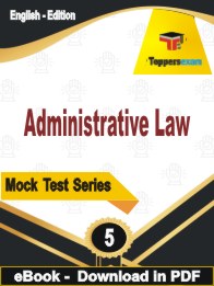 Administrative Law PDF Book In English - Practice Set