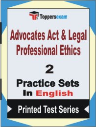 Advocates Act & Legal Professional Ethics Book in English - Question Paper / Practice Set