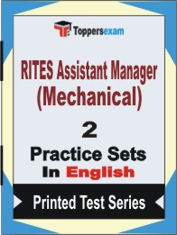 RITES Assistant Manager (Mechanical) Book in English - Question Paper / Practice Set