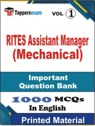 RITES Assistant Manager (Mechanical) Book in English - Objective MCQ (VOL.1)