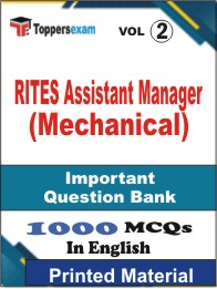 RITES Assistant Manager (Mechanical) Book in English - Objective MCQ (VOL.2)