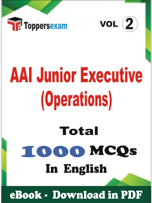 AAI Junior Executive (Operations) PDF Book In English - MCQ / Objective Questions (VOL.2)