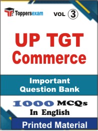 UP TGT Commerce Book in English - Objective MCQ (VOL.3)