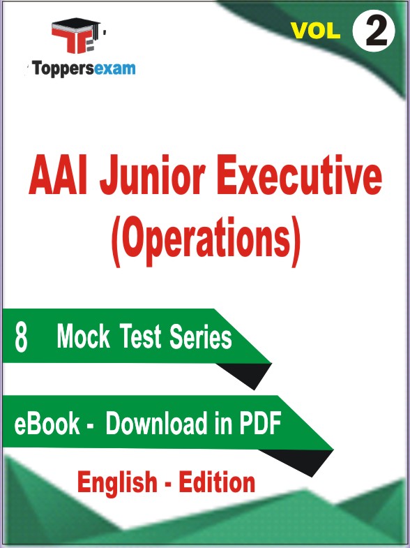 AAI Junior Executive (Operations) Test PDF Book in English - Practice Set /Mock Test VOL.2)