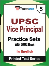 UPSC Vice Principal Book in English - Mock Test / Practice Set